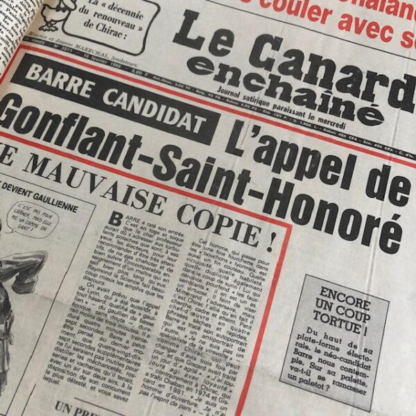 Année 1988 du Canard Enchaîné complète et brochée – Image 6