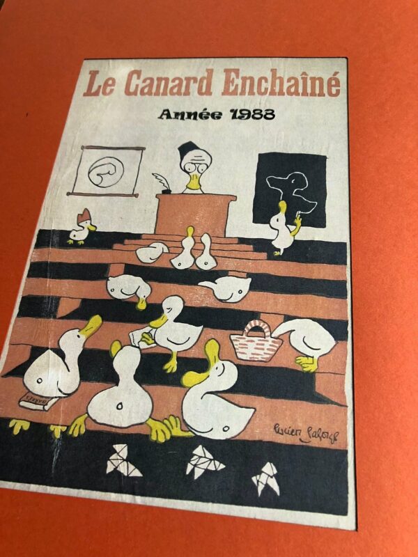 Année 1988 du Canard Enchaîné complète et brochée – Image 3
