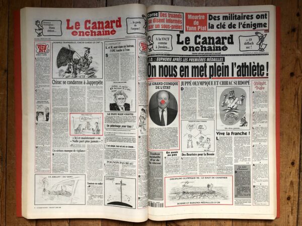 Année 1996 du Canard Enchaîné complète et brochée – Image 2