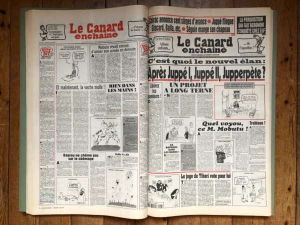 Année 1997 du Canard Enchaîné complète et brochée – Image 2