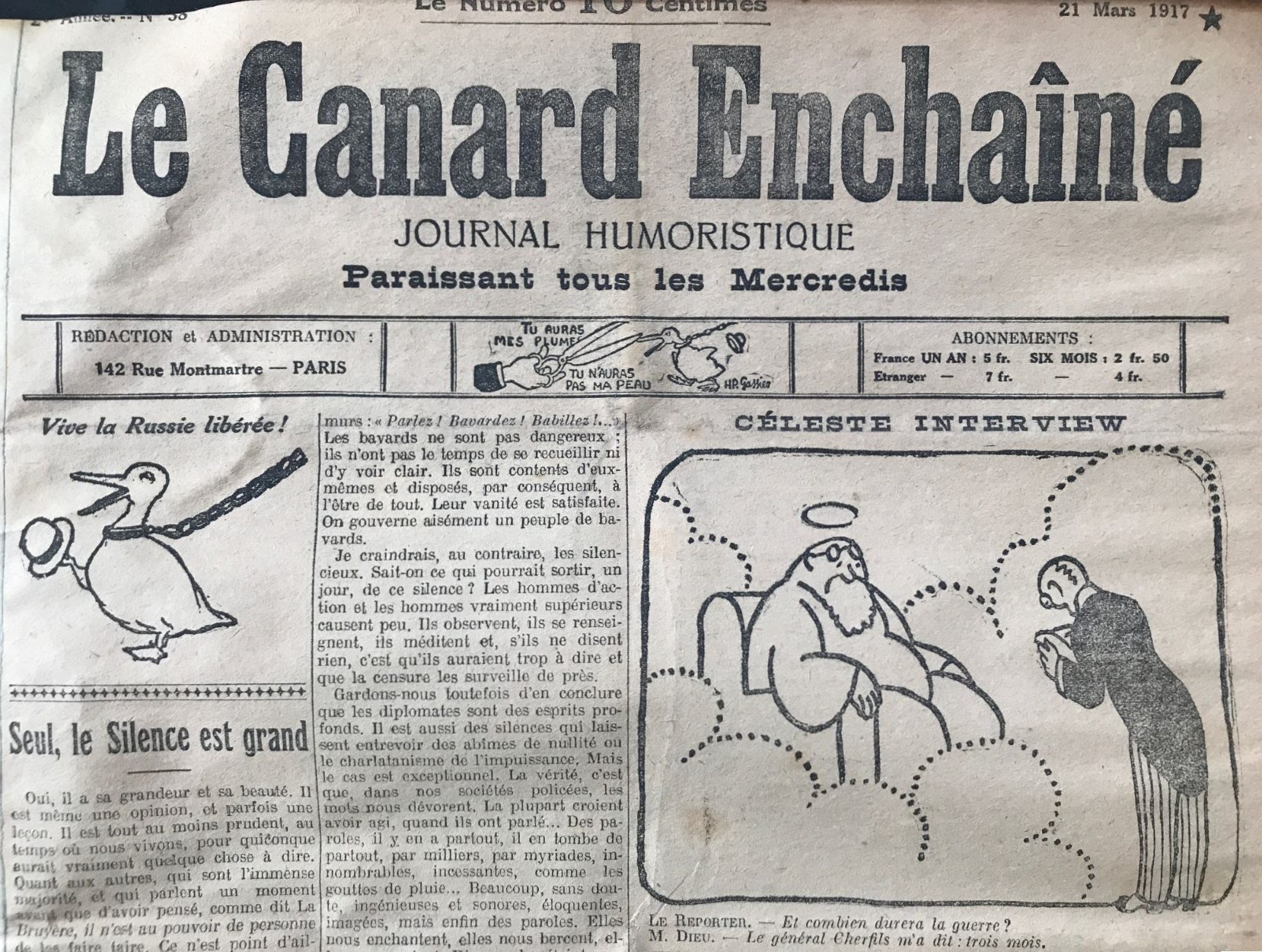 Couac ! | Acheter un Canard | Vente d'Anciens Journaux du Canard Enchaîné. Des Journaux Satiriques de Collection, Historiques & Authentiques de 1916 à 2004 ! | 38