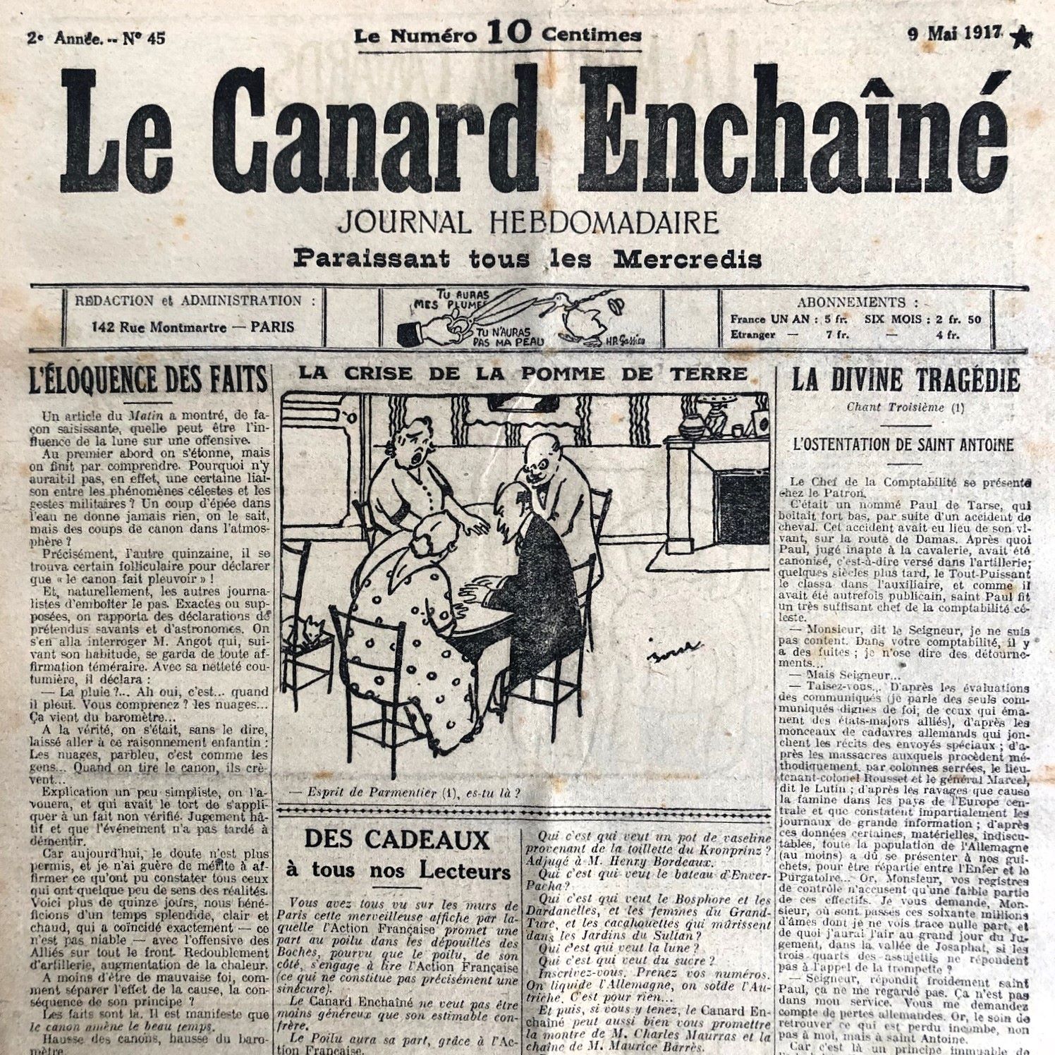 Couac ! | Acheter un Canard | Vente d'Anciens Journaux du Canard Enchaîné. Des Journaux Satiriques de Collection, Historiques & Authentiques de 1916 à 2005 ! | 45 2