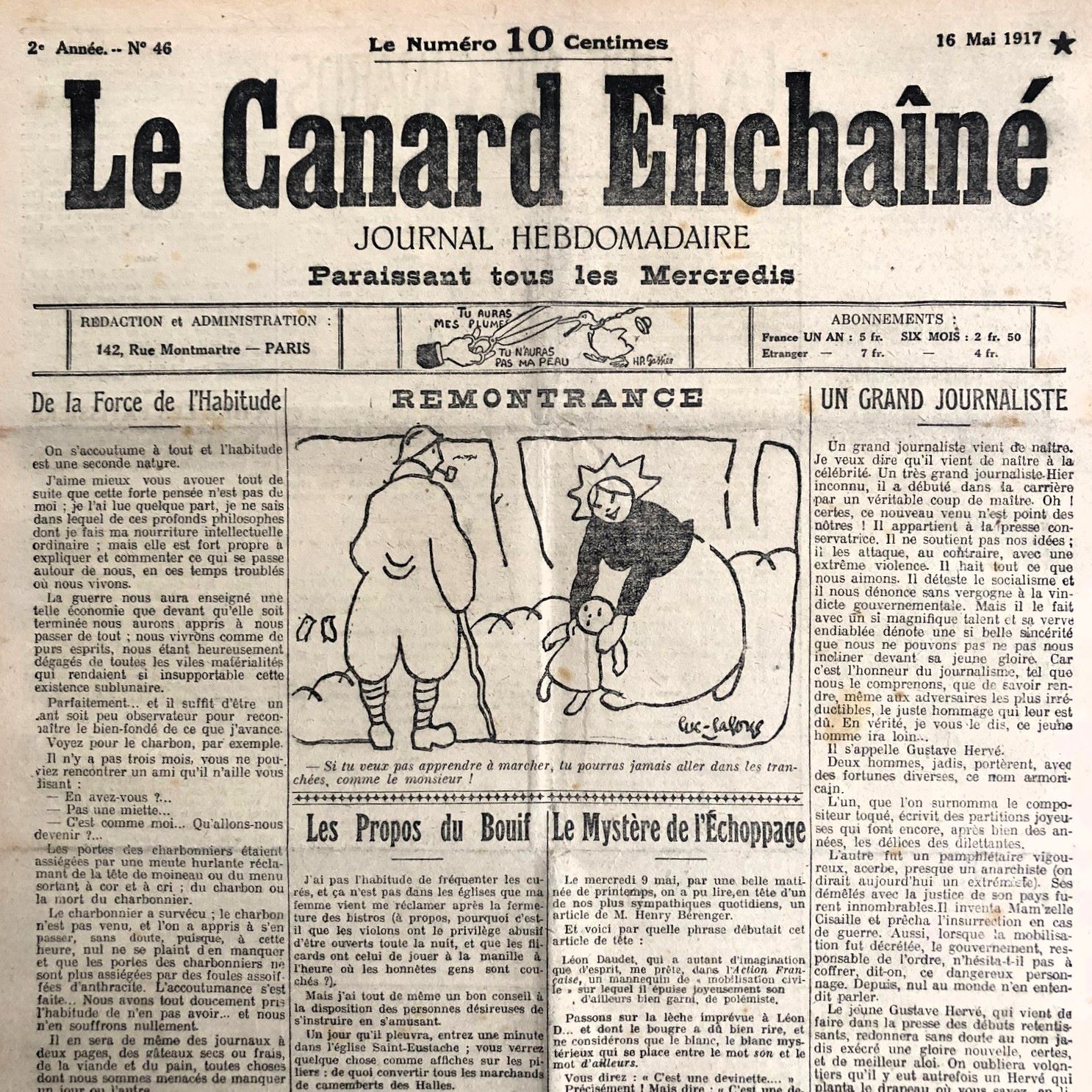 Couac ! | Acheter un Canard | Vente d'Anciens Journaux du Canard Enchaîné. Des Journaux Satiriques de Collection, Historiques & Authentiques de 1916 à 2005 ! | 46 2