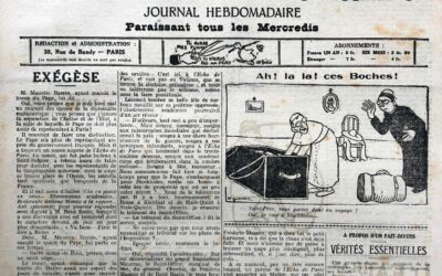 N° 60 du Canard Enchaîné – 22 Août 1917