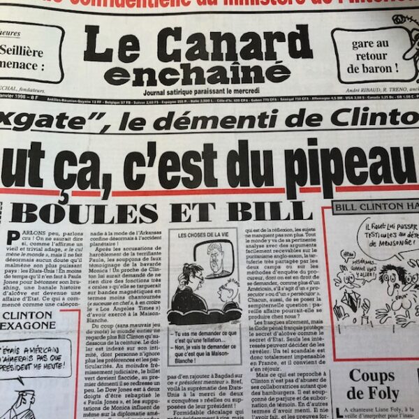 Année 1998 du Canard Enchaîné complète et brochée – Image 7