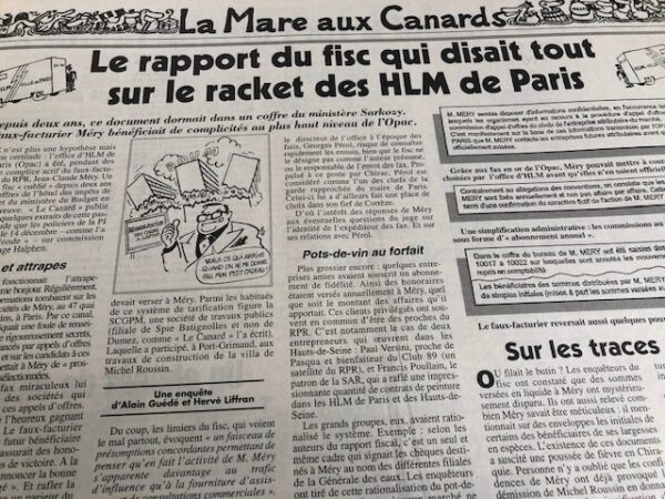 Année 1995 du Canard Enchaîné complète et brochée – Image 3