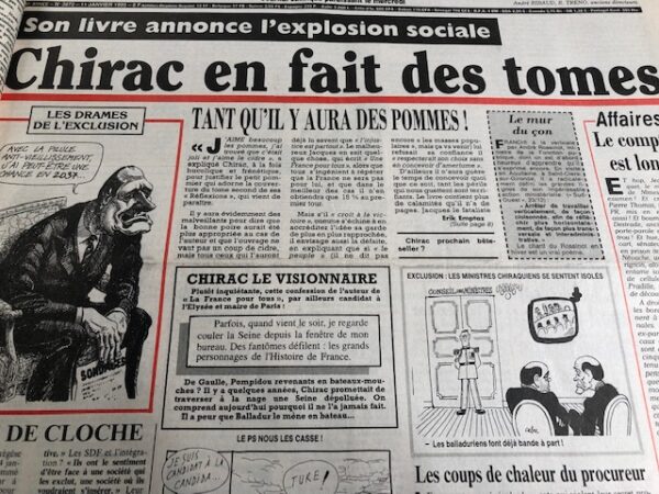 Année 1995 du Canard Enchaîné complète et brochée – Image 4