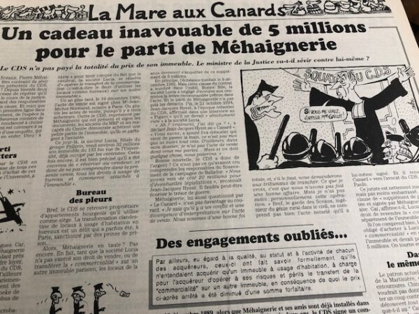 Année 1995 du Canard Enchaîné complète et brochée – Image 8
