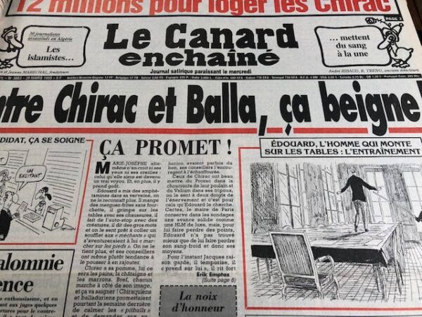 Année 1995 du Canard Enchaîné complète et brochée – Image 10
