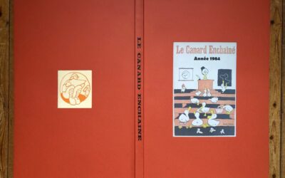 Année 1984 du Canard Enchaîné complète et brochée