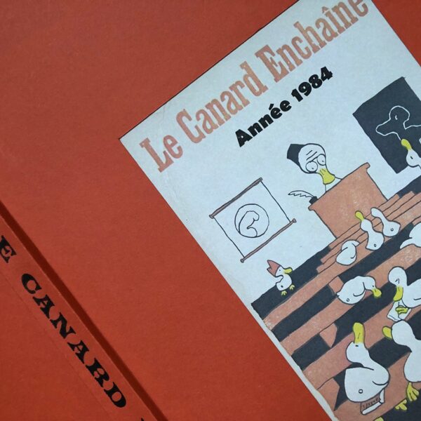 Année 1984 du Canard Enchaîné complète et brochée – Image 4