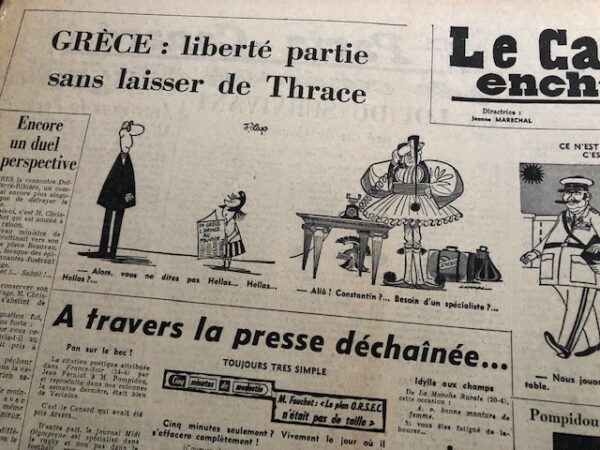 Année 1967 du Canard Enchaîné complète et brochée – Image 6