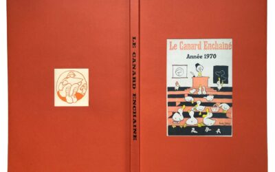 Année 1970 du Canard Enchaîné complète et brochée