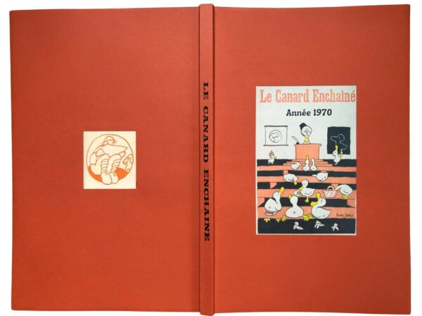 Année 1970 du Canard Enchaîné complète et brochée