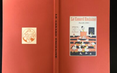 Année 1980 du Canard Enchaîné complète et brochée
