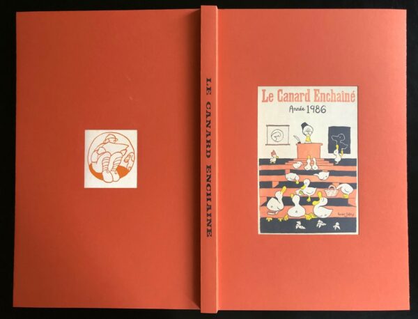 Année 1986 du Canard Enchaîné complète et brochée