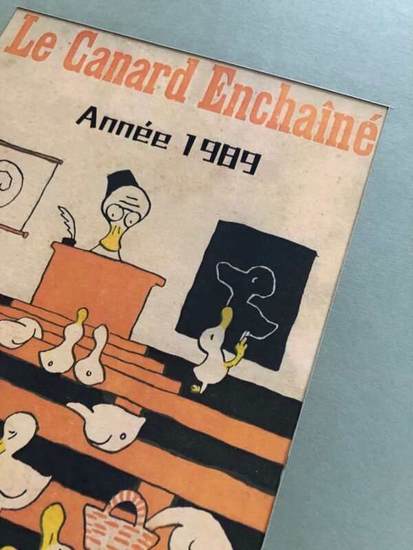 Année 1989 du Canard Enchaîné complète et brochée – Image 3