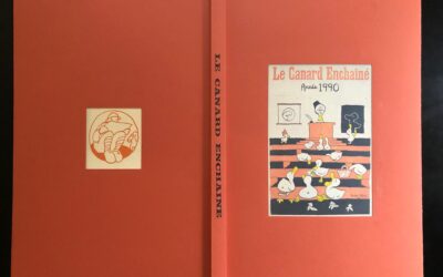 Année 1990 du Canard Enchaîné complète et brochée