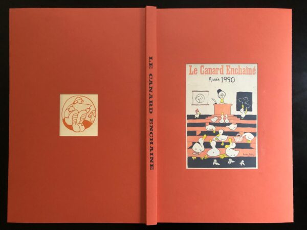 Année 1990 du Canard Enchaîné complète et brochée