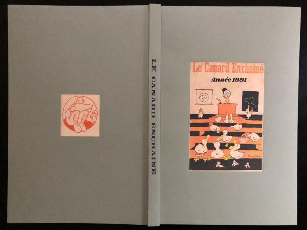 Année 1991 du Canard Enchaîné complète et brochée