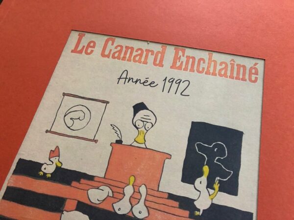 Année 1992 du Canard Enchaîné complète et brochée – Image 3