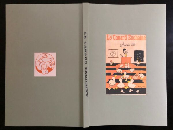 Année 1993 du Canard Enchaîné complète et brochée