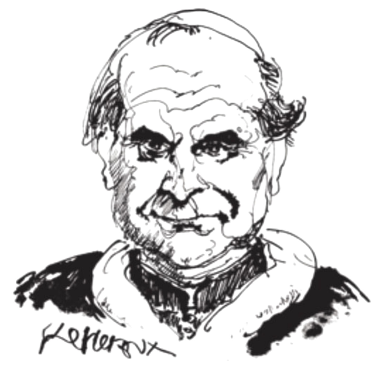 Couac ! | Les plumes et crayons du Canard | La plupart des très nombreuses collaborations occasionnelles ne sont pas répertoriées, notamment les pigistes, nombre d’illustrateurs, certains noms de plumes non encore élucidés ou signatures de dessins difficiles à déchiffrer … | decygnes par kerleroux blanc