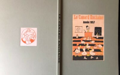 Année 1957 du Canard Enchaîné complète et brochée