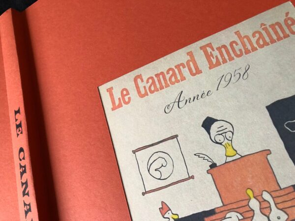 Année 1958 du Canard Enchaîné complète et brochée – Image 3