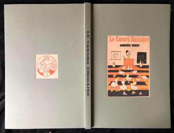 Année 1965 du Canard Enchaîné complète et brochée