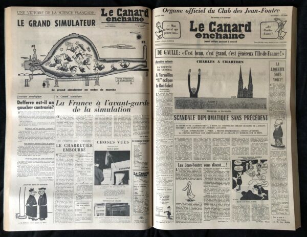 Année 1965 du Canard Enchaîné complète et brochée – Image 2