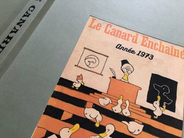 Année 1973 du Canard Enchaîné complète et brochée – Image 3