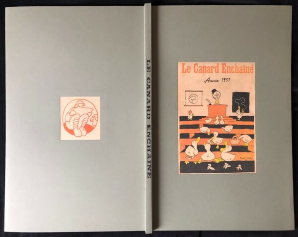 Année 1951 du Canard Enchaîné complète et brochée
