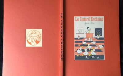 Année 1954 du Canard Enchaîné complète et brochée