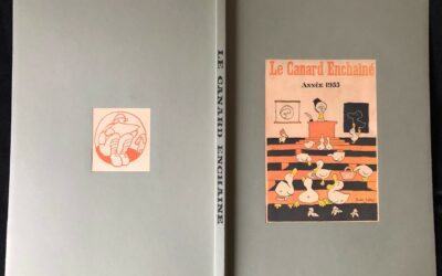 Année 1955 du Canard Enchaîné complète et brochée