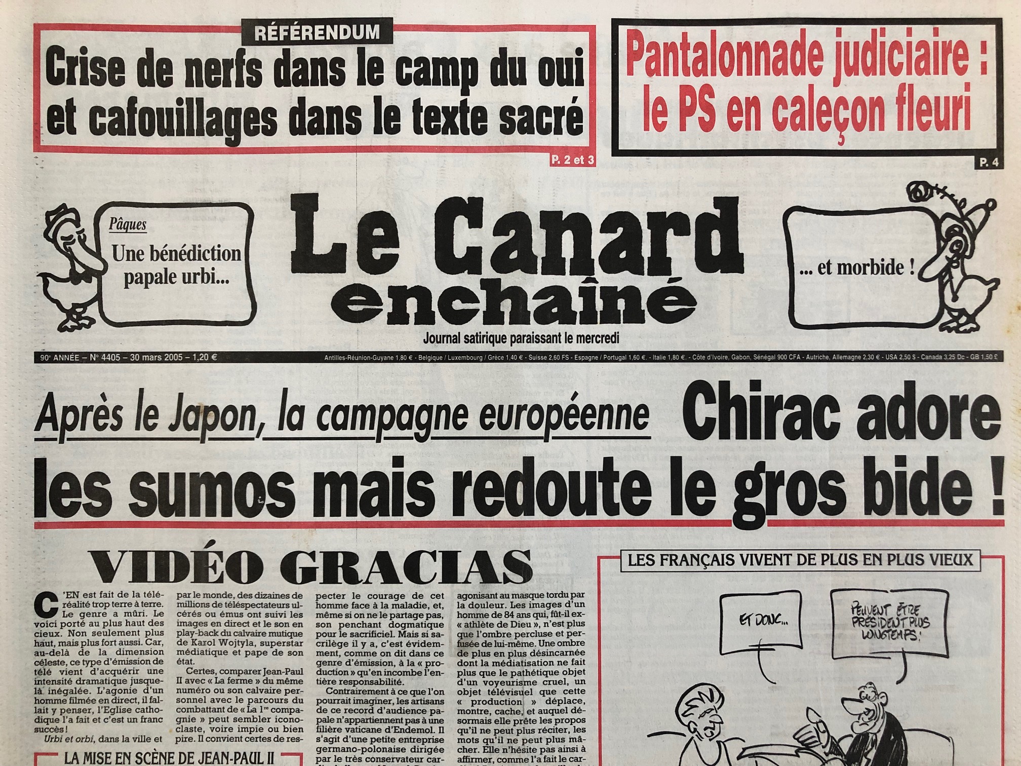 Couac ! | Acheter un Canard | Vente d'Anciens Journaux du Canard Enchaîné. Des Journaux Satiriques de Collection, Historiques & Authentiques de 1916 à 2004 ! | 4405