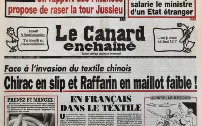 N° 4409 du Canard Enchaîné –  27 Avril 2005