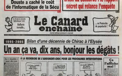 N° 4410 du Canard Enchaîné –  4 Mai 2005