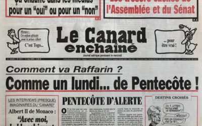 N° 4411 du Canard Enchaîné –  11 Mai 2005
