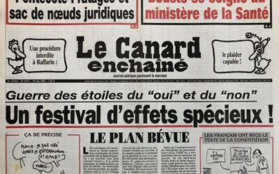N° 4412 du Canard Enchaîné –  18 Mai 2005