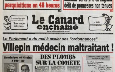 N° 4418 du Canard Enchaîné –  29 Juin 2005