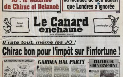 N° 4420 du Canard Enchaîné –  13 Juillet 2005