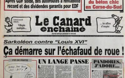 N° 4421 du Canard Enchaîné –  20 Juillet 2005
