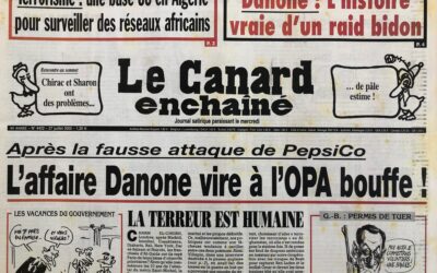 N° 4422 du Canard Enchaîné –  27 Juillet 2005