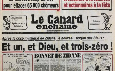 N° 4424 du Canard Enchaîné –  10 Août 2005