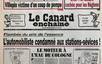 N° 4425 du Canard Enchaîné –  17 Août 2005