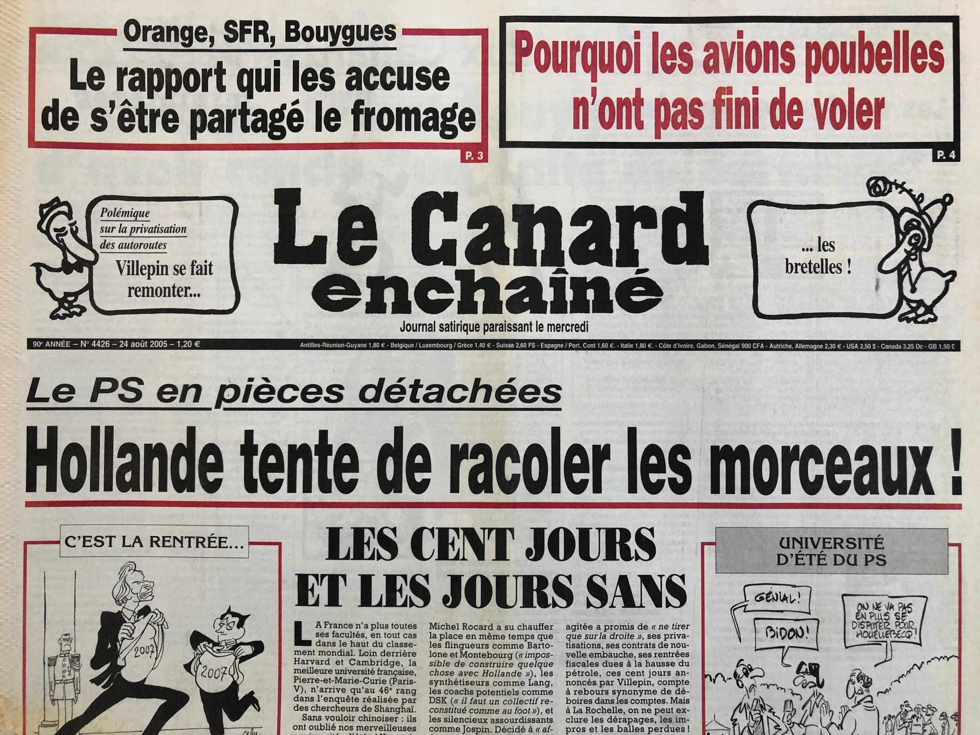 Couac ! | Acheter un Canard | Vente d'Anciens Journaux du Canard Enchaîné. Des Journaux Satiriques de Collection, Historiques & Authentiques de 1916 à 2004 ! | 4426