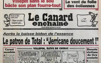 N° 4429 du Canard Enchaîné –  14 Septembre 2005