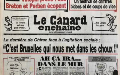 N° 4432 du Canard Enchaîné –  5 Octobre 2005