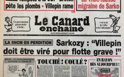 N° 4433 du Canard Enchaîné –  12 Octobre 2005